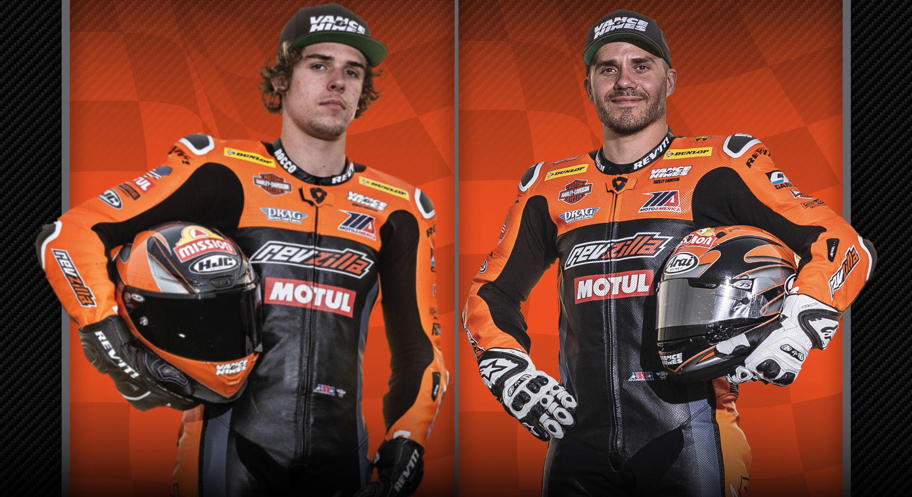 Gillim and Landers Return to Vance & Hines/Revzilla/Motul Harley KOTB Team in 2025