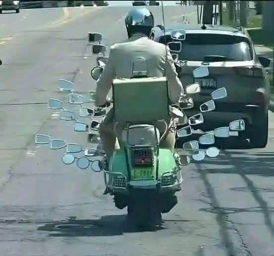 Total Motorcycle Talk • How many mirrors you have on your bike?