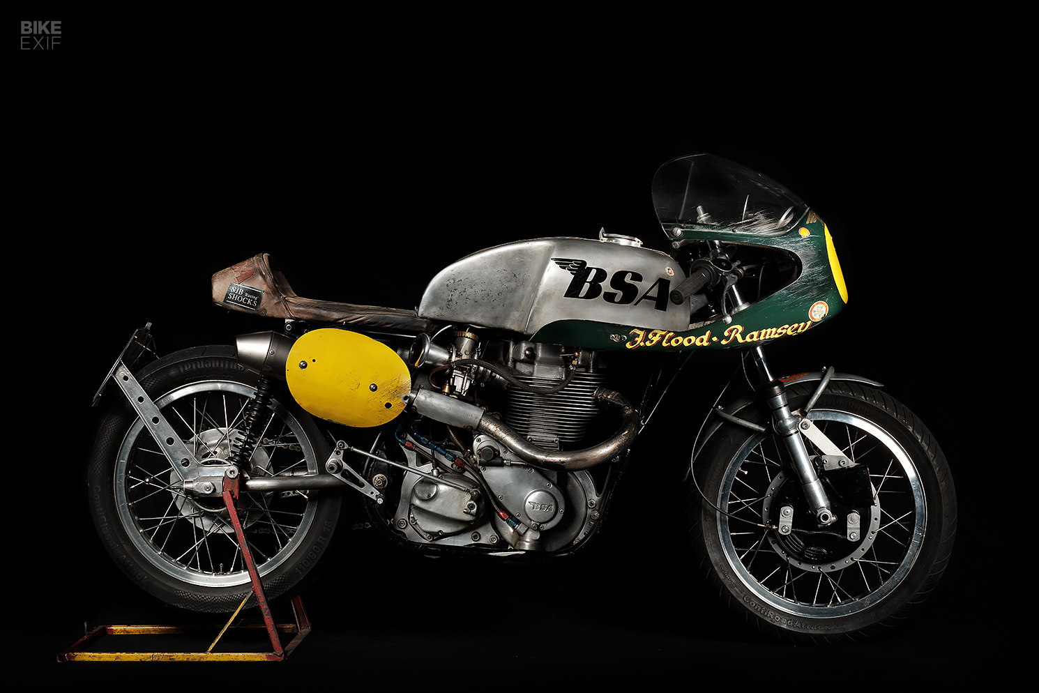 Every scratch on this 1955 BSA Gold Star tells a story