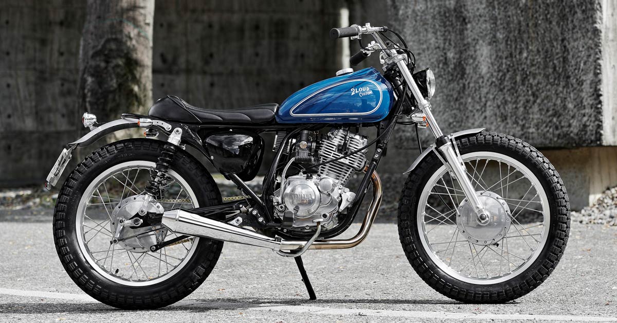Something Blue: A Yamaha SR150 Street Tracker by 2LOUD Custom
