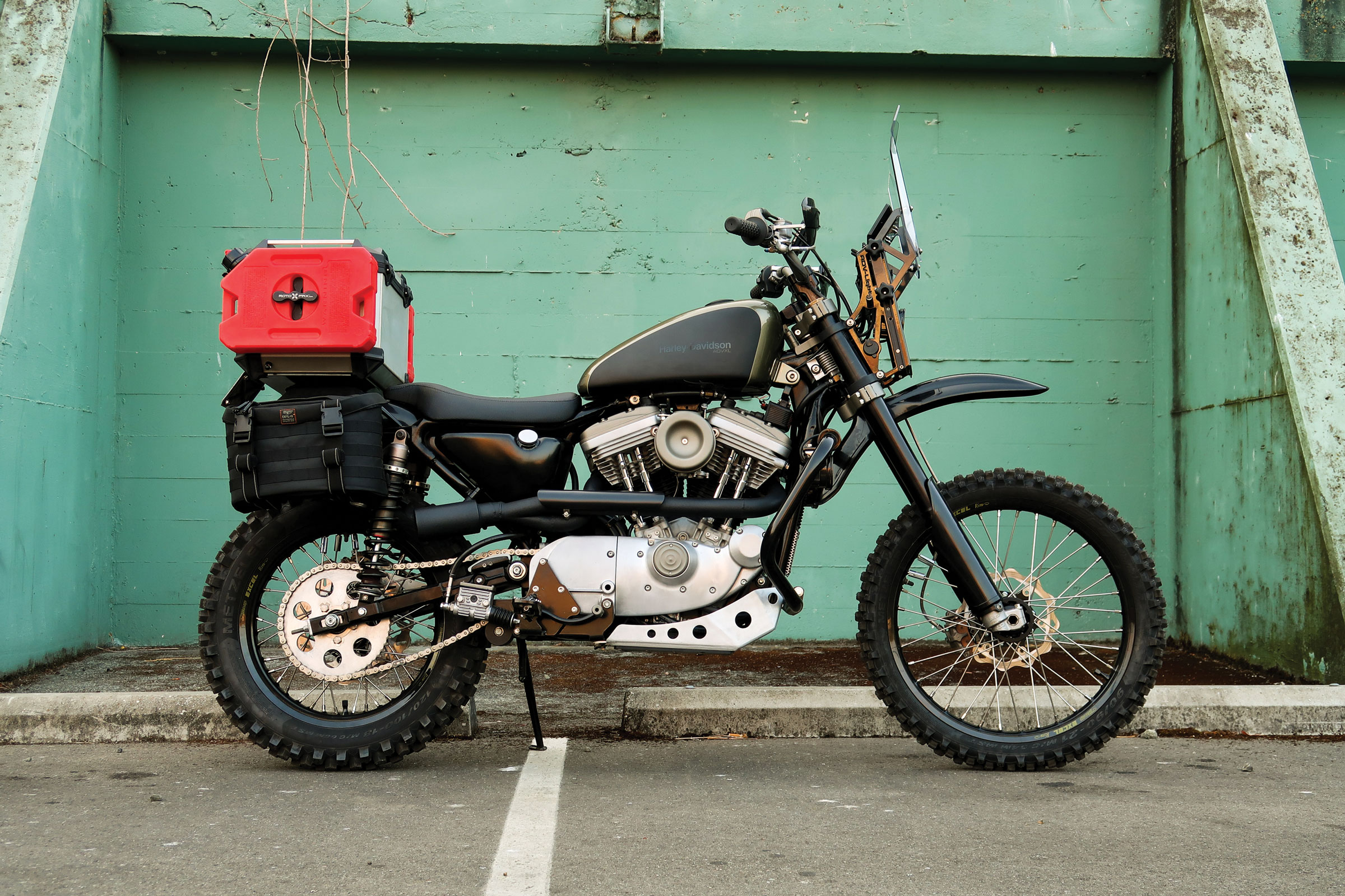 Biltwell’s 2003 Harley-Davidson 883 ADVXL Dual Sport