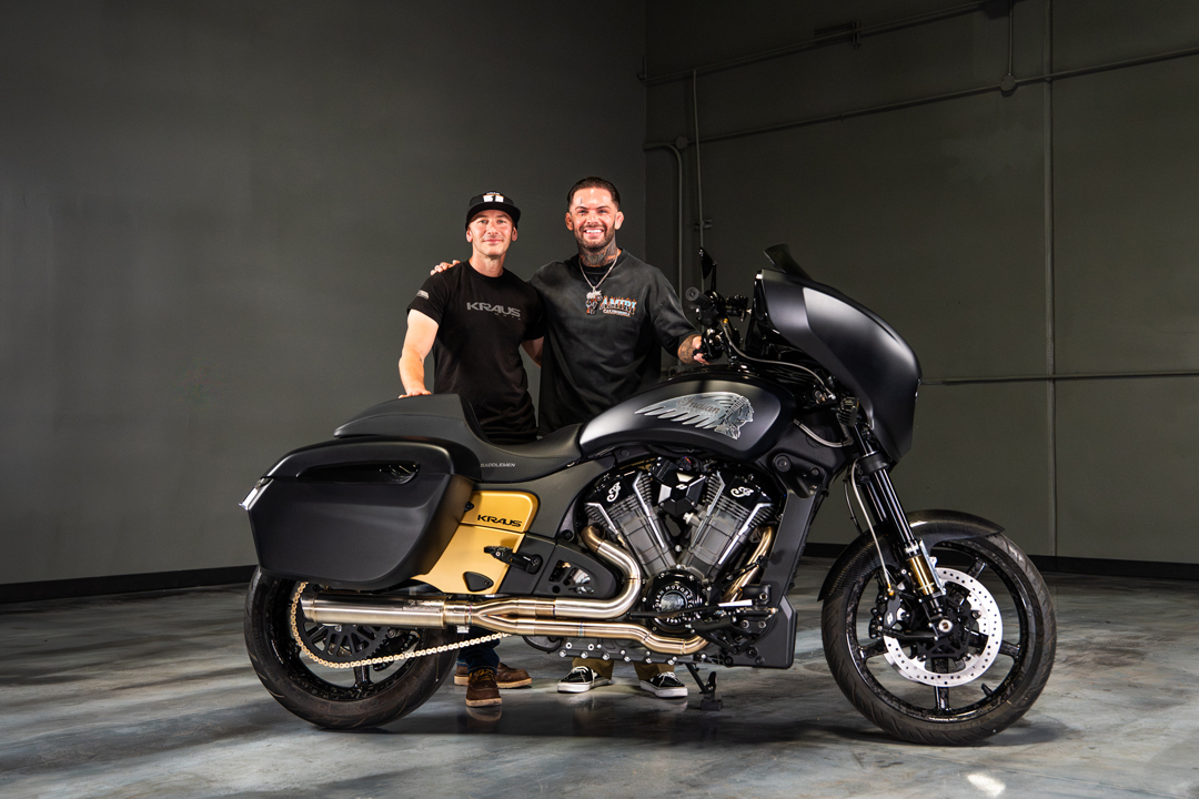 FORGED: Satya Kraus Builds a Sleek Indian Chieftain PowerPlus for UFC’s Cody Garbrandt