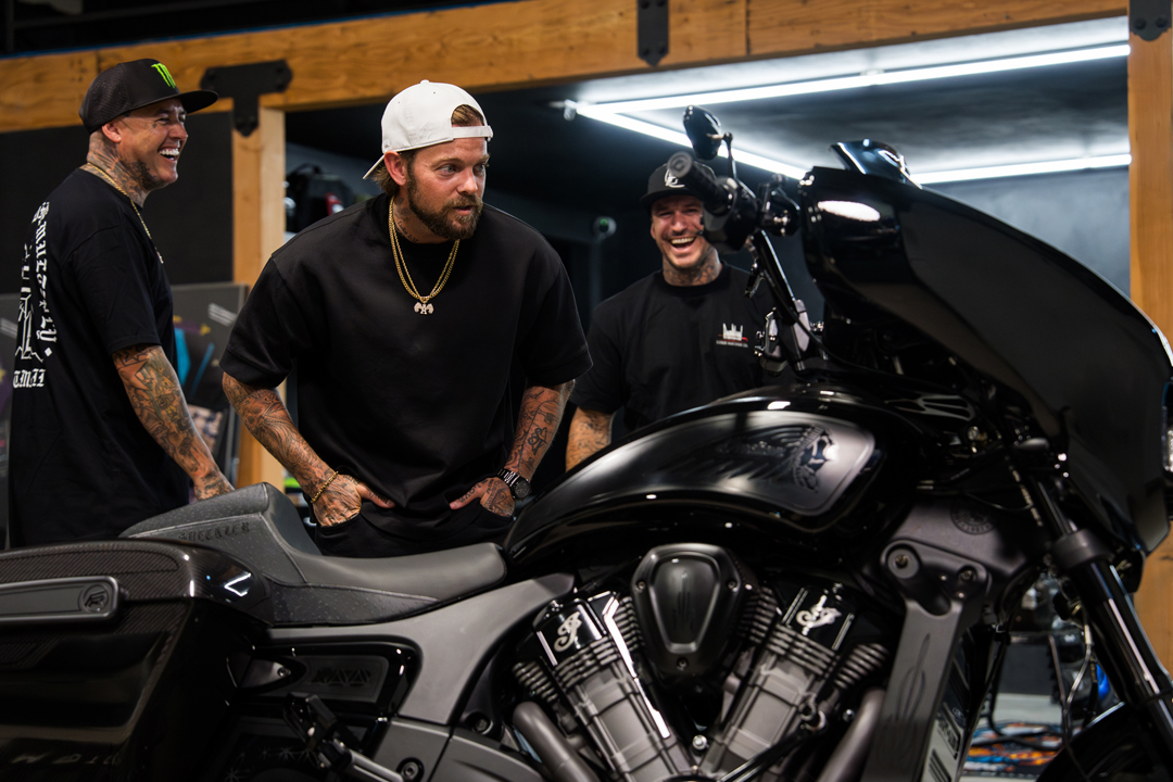 FORGED: Twitch Builds A Custom Indian Chieftain PowerPlus for Skate Legend Ryan Sheckler
