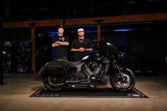 Indian Motorcycle unveils custom Chieftain PowerPlus by Jeremy “Twitch” Stenberg for Ryan Sheckler