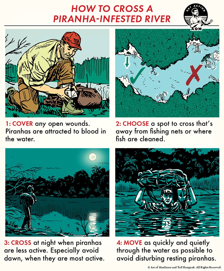 Skill of the Week: Cross a Piranha-Infested River