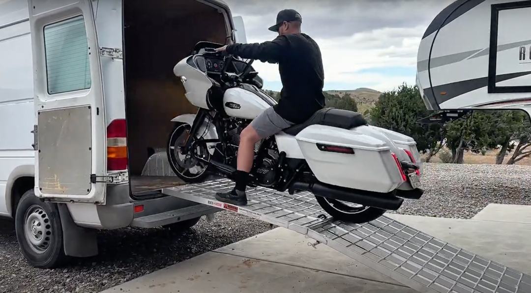 The Ultimate Motorcycle Hauling Setup from Black Widow Ramps
