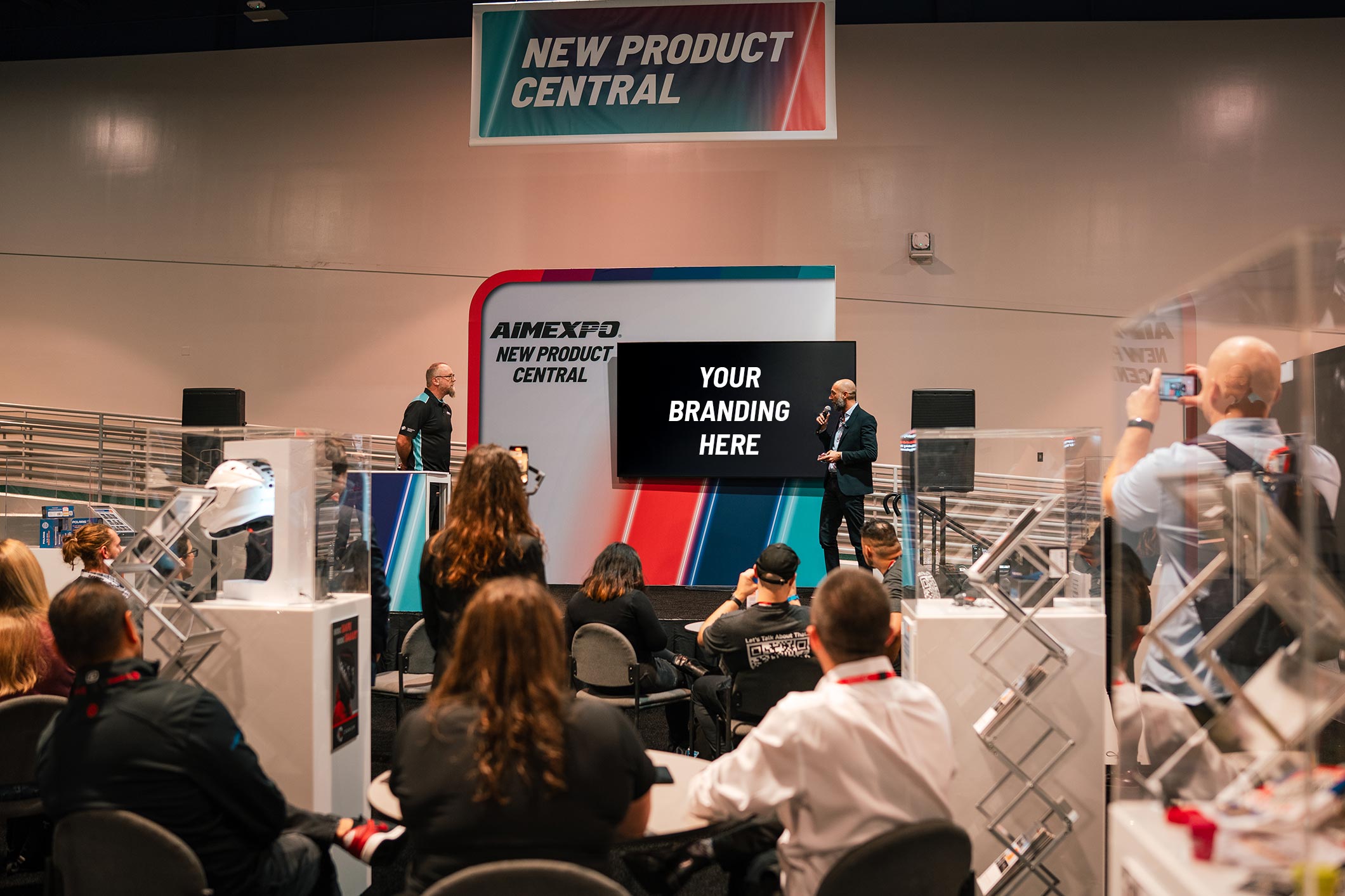 Show Floor Branding – New Product Presentation