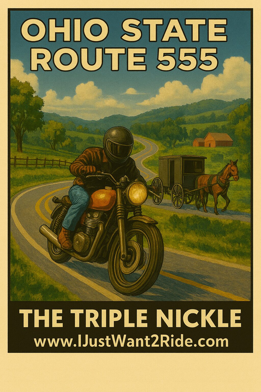 Experience the Beauty of Motorcycle Riding on Ohio Route 555
