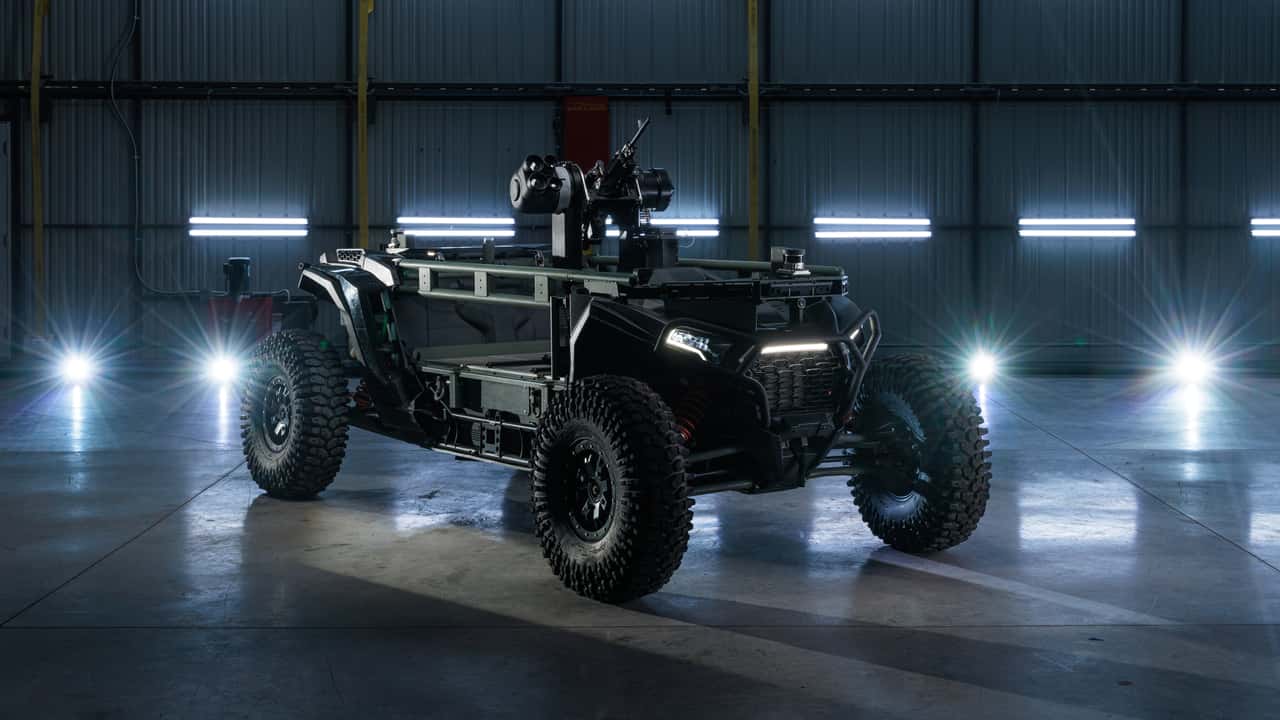 This Polaris RZR Drone Has a Machine Gun and a 1,000-pound Payload, Screams America