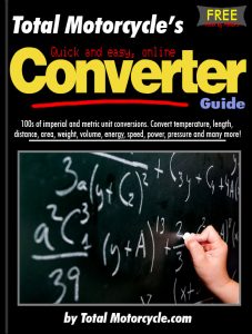 Total Motorcycle Online Converter Guide Index