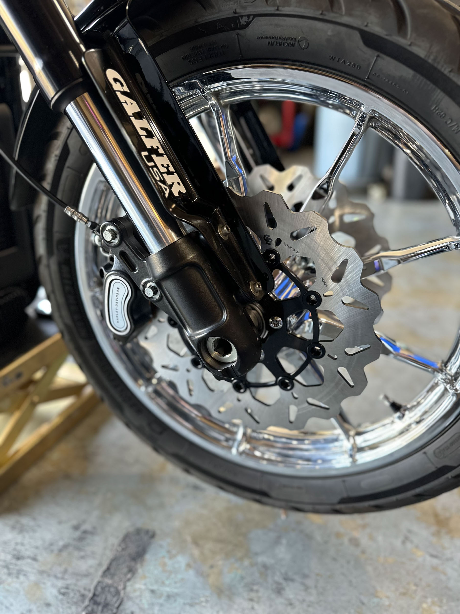 Stepping Up The Harley-Davidson Lowrider S Braking Game With GBrakes