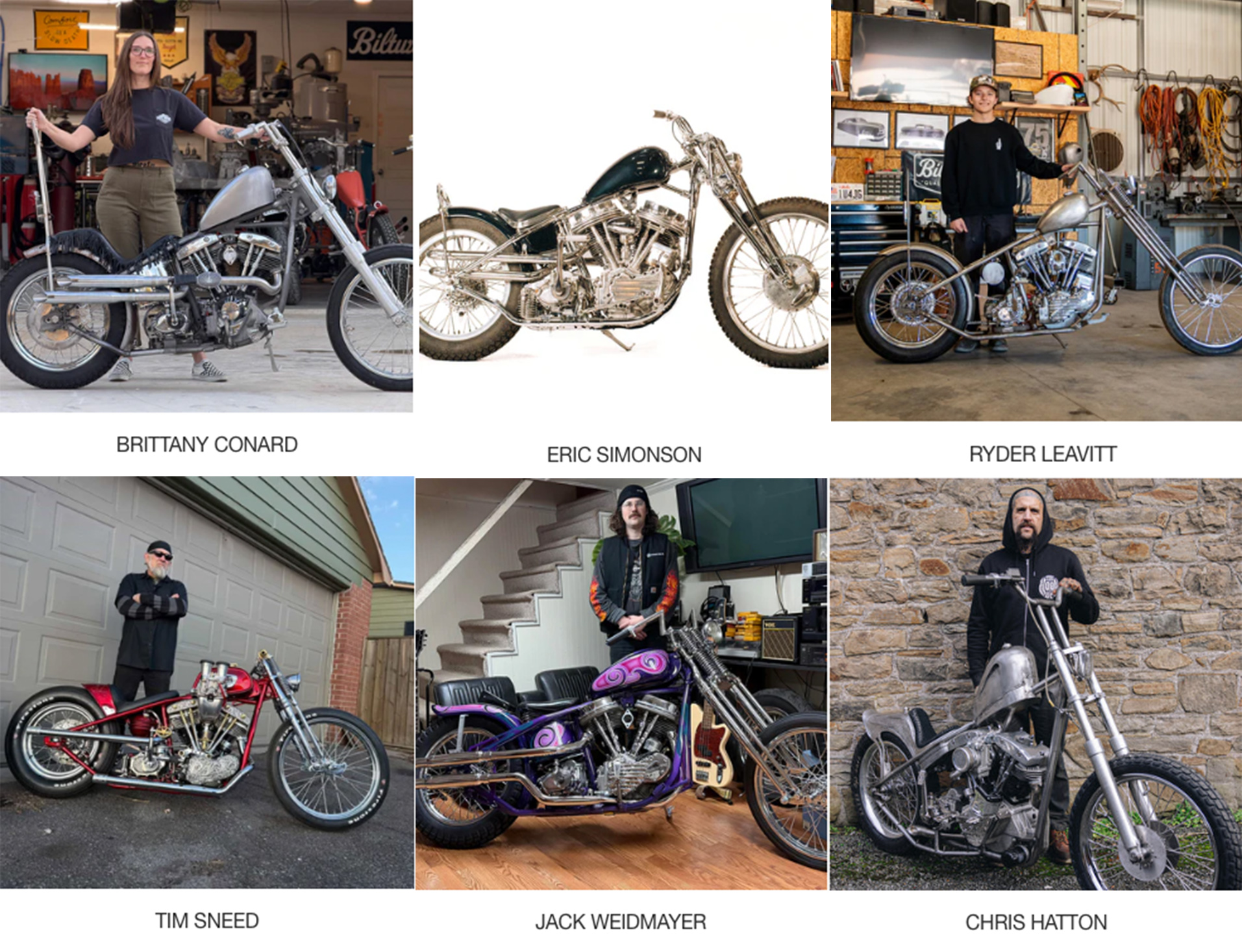 2026 Biltwell People’s Champ Finalists: Six Handbuilt Harley-Davidson Choppers Battle for Custom Glory