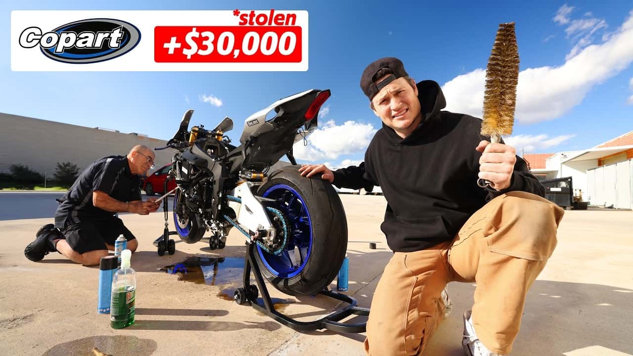 Watch A Poor, Crashed Out Yamaha R1M Get The Sick Parts Upgrades It Deserves