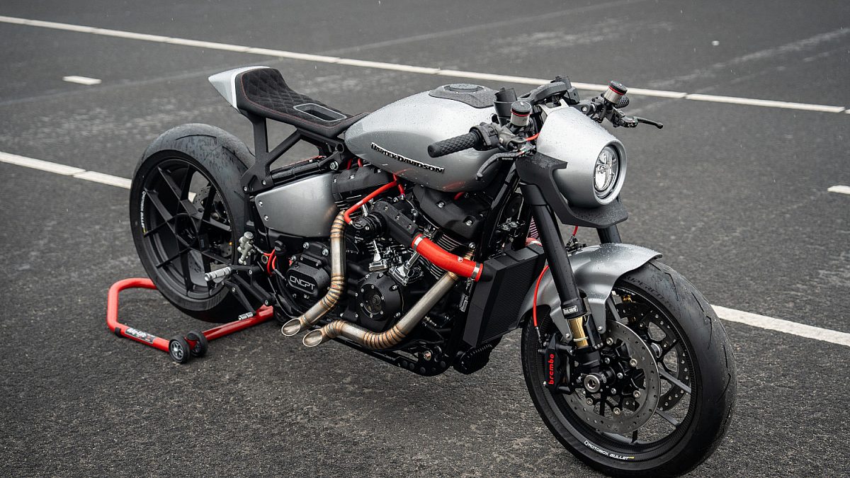 Supercharged Supremacy: Powerbrick’s Harley-Davidson Low Rider S Cafe Racer