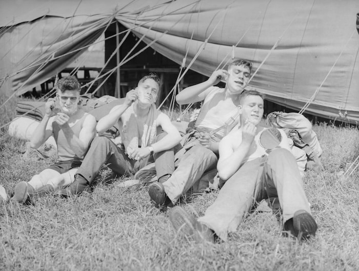 How Two World Wars Standardized the American Male Grooming Routine