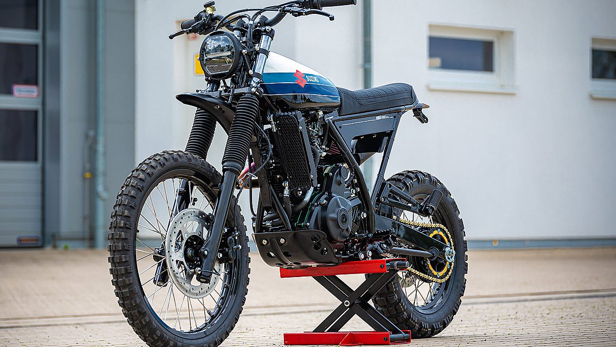Throwback Thursday—Cool Whip: HB-Custom’s Crisp Suzuki DR650 Scrambler
