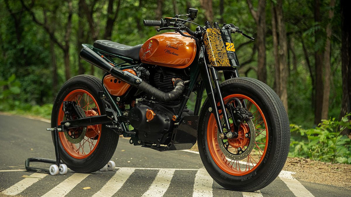 The Tiger of Nagpur: Garuda Machina’s Royal Enfield Hunter 350 Tracker