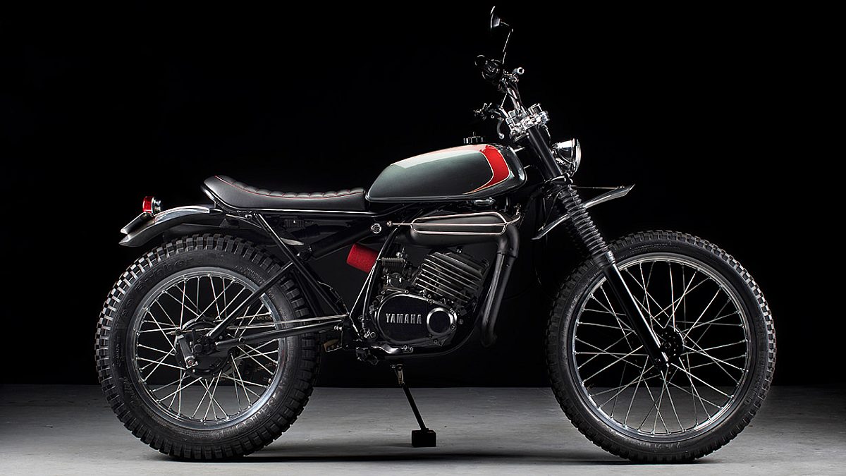Second wind: A Yamaha DT175 reconfigured for the road