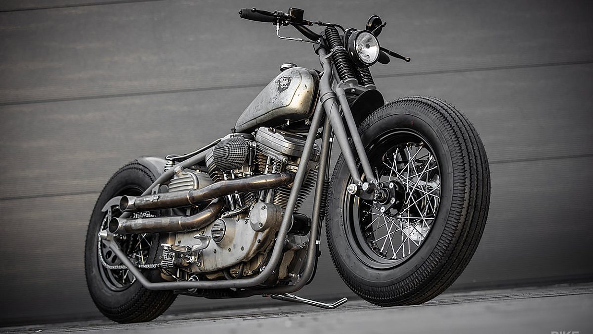 The Survivor: A Harley Sportster hardtail by MB Cycles
