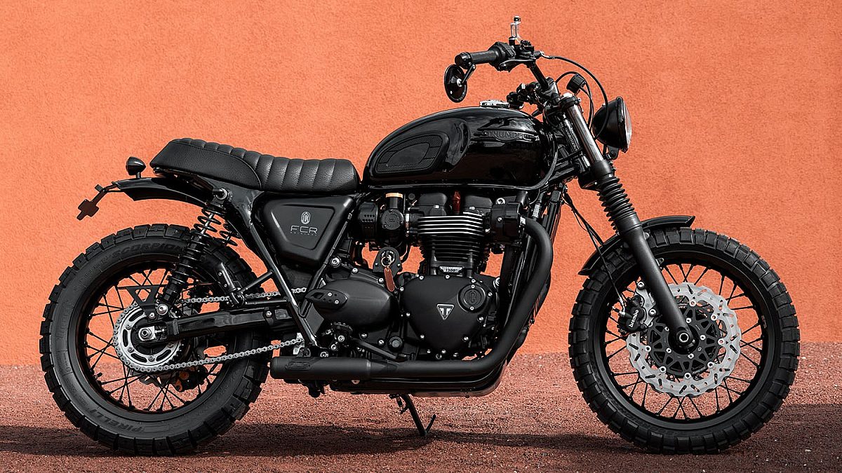 Paint It Black: A Warranty-Backed T120 Scrambler by FCR Original